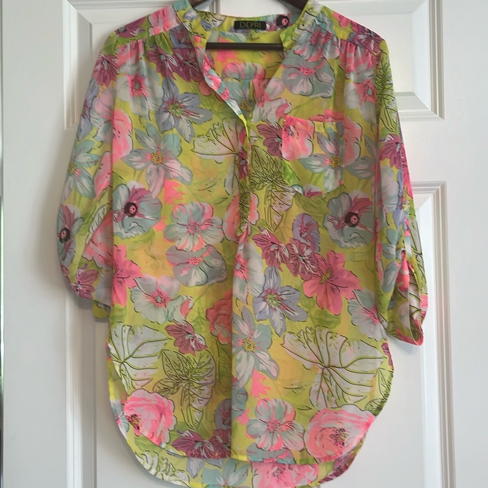 Depri Women’s Floral Loose Fit Blouse